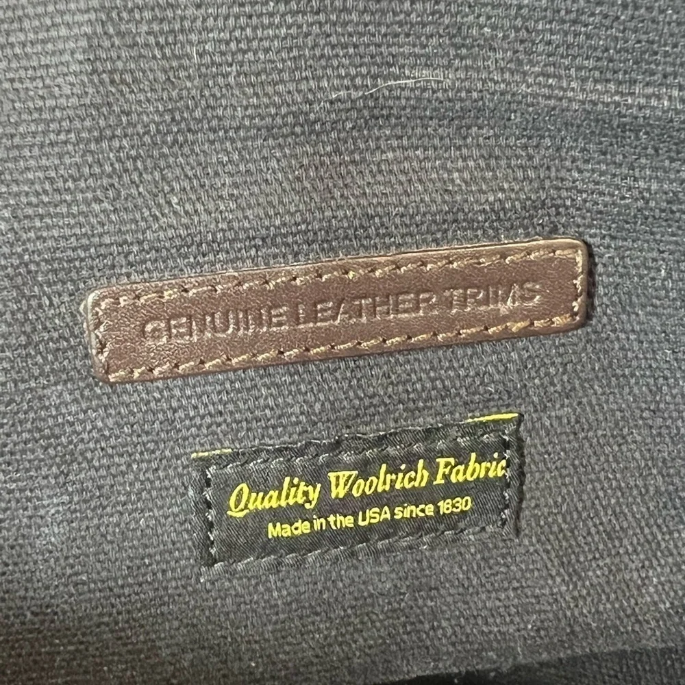 Brooks Brothers x Woolrich Made in USA Tartan Plaid Wool Messenger Bag Flagship